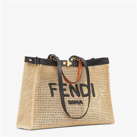 clear fendi beach bag|Fendi shopping bag tote.